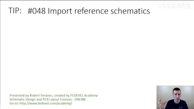 TIP #048: Import Reference Schematics