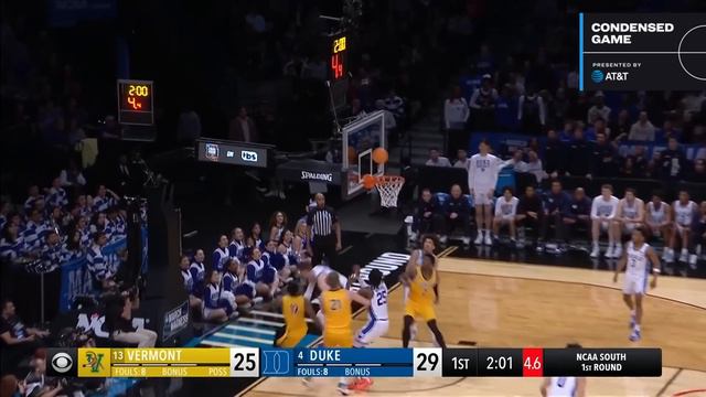Duke vs. Vermont - First Round NCAA Tournament extended highlights