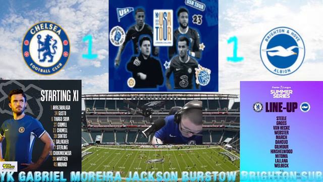 Chelsea vs Brighton live watchalong {23 USA Tour/Premier League Summer Series} смотреть онлайн