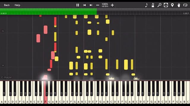 Night And Day - Oscar Peterson (Synthesia) Sample Play смотреть онлайн