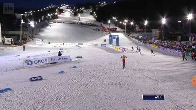 Hiihdon MC - Bolshunov ja Krüger kolaroivat sprintissä 18.2.2020 смотреть онлайн