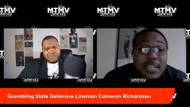 Grambling Defensive Lineman Cameron Richardson MTMV Interview - Defensive Expectations смотреть онлайн