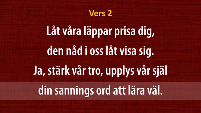 (Sv. Ps. #78) O Jesus Krist, dig till oss vänd (orgel & text) смотреть онлайн