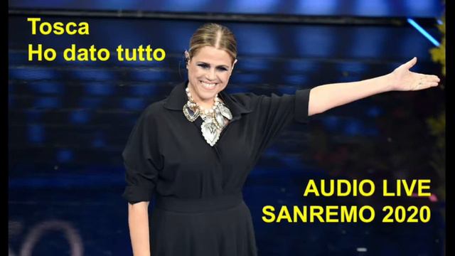 Di Pietro Cantarelli: Ho Amato Tutto. Canta: Tosca [AUDIO LIVE SANREMO 2020]