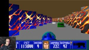 Wolfenstein 3D: Spear of Destiny ▶ Mission 2: Return to Danger (Я воплощение Смерти) (2-18)