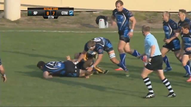 Great tackle - recipe for success | Russian Rugby Championship 2016 смотреть онлайн
