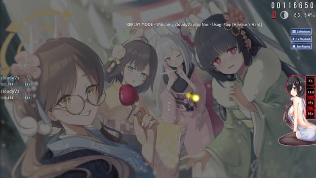 Osu-#5/Usagi Flap/Replay/Rang