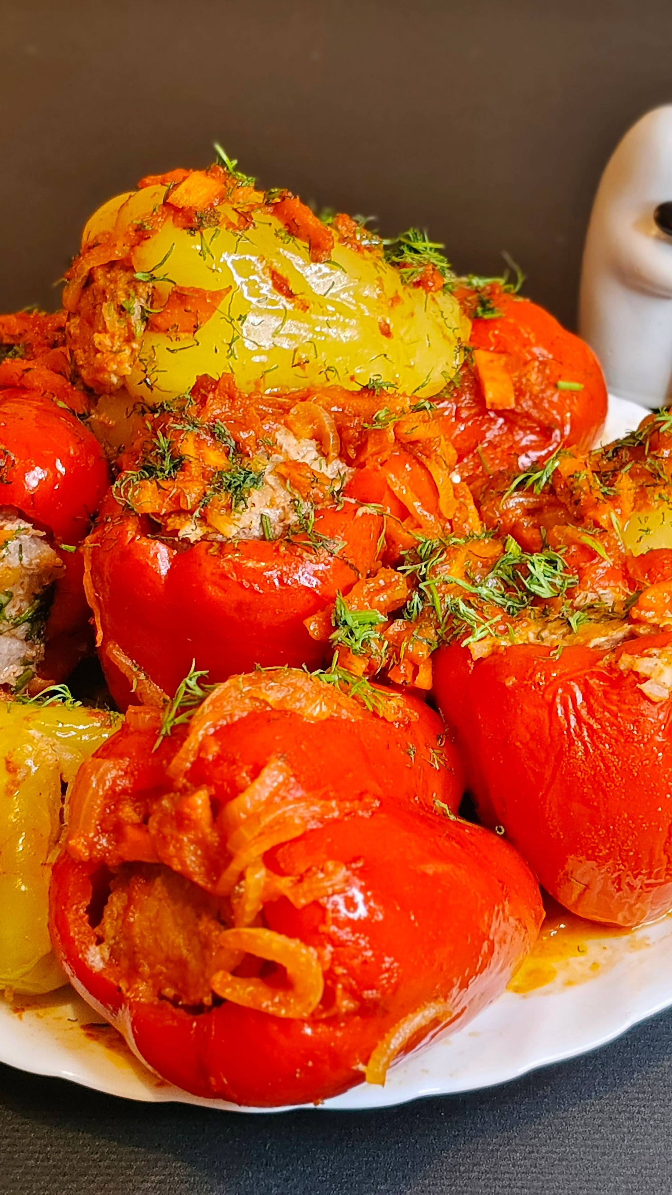 Перец фаршированный. Отличное блюдо без заморочек.