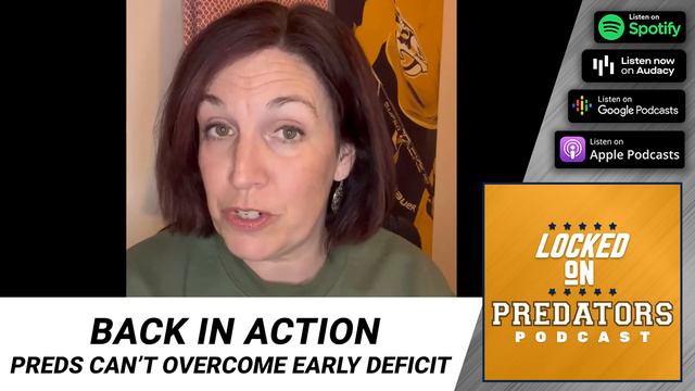 Nashville Predators lose in return to ice смотреть онлайн