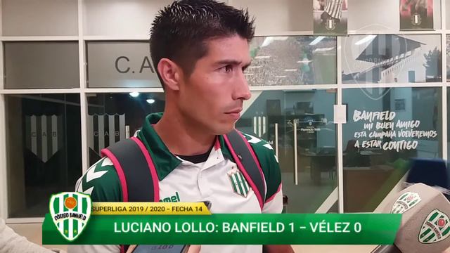 Luciano Lollo - Banfield 1 - Vélez 0 - Fecha 14 - 24-11-2019 смотреть онлайн
