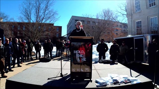 WDLNH HOLD THE LINE Rally Susan Olsen Red Cards   Bob Clegg Part 1