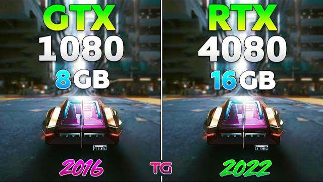 GTX 1080 Vs RTX 4080 - 6 Years Difference