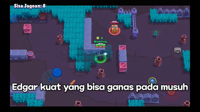 Edgar Yang Mengganaskan Di Showdown - Brawl Stars