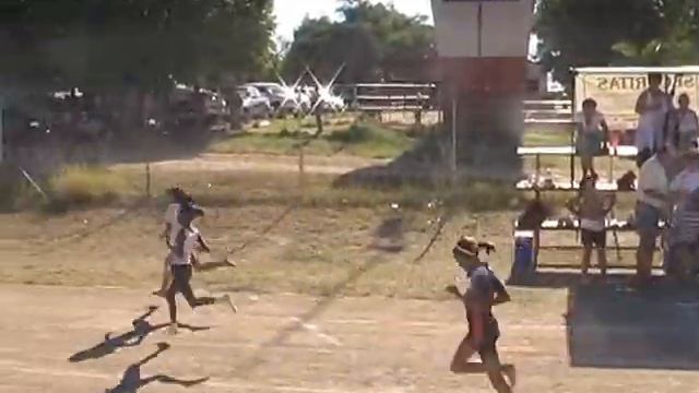 Namibian Athlete Xu Huber Sprints 2013 Edugate 100 M