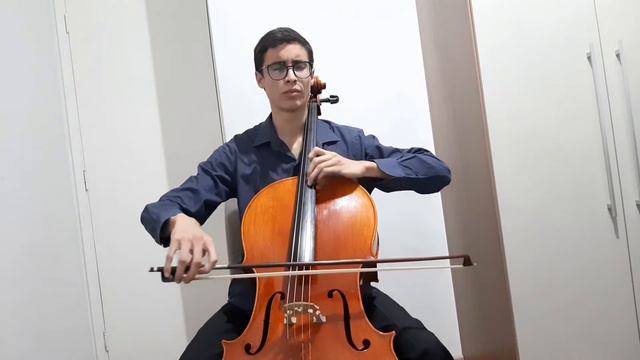 Lucas Sampaio- Cello, Scale F minor, Saint Saëns Cello Concerto No.1, l and ll movements смотреть онлайн