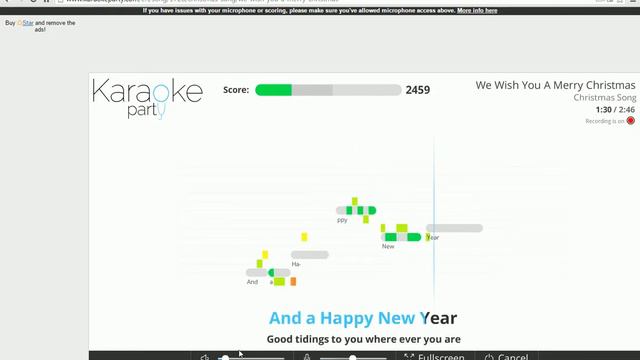 Karaoke party- ужасно пеене! [60fps]