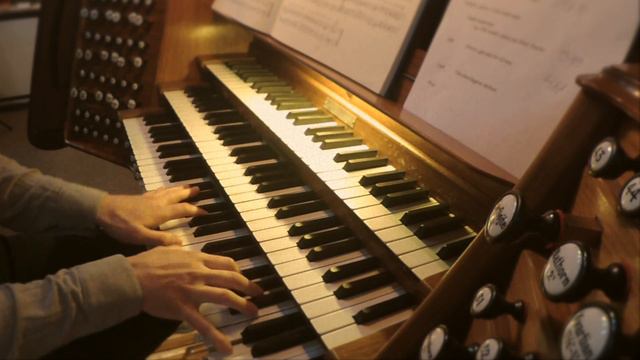 Scherzo for organ by Frederik Magle (pipe organ improvisation) смотреть онлайн
