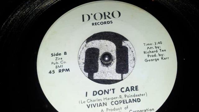 Vivian Copeland - I Don't Care смотреть онлайн