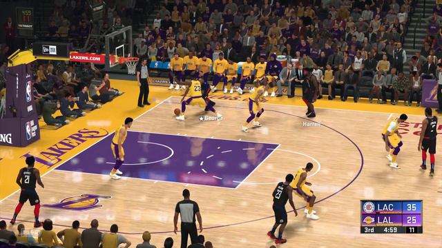 NBA 2K20 Gameplay - Los Angeles Lakers vs Los Angeles Clippers – NBA 2K20 PS4 смотреть онлайн