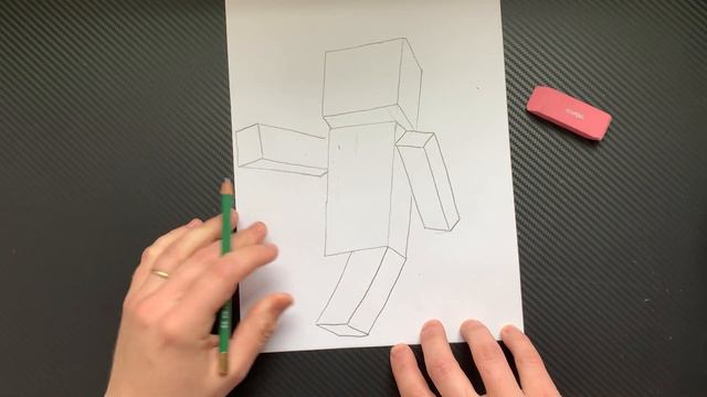 How to draw Steve!!! смотреть онлайн