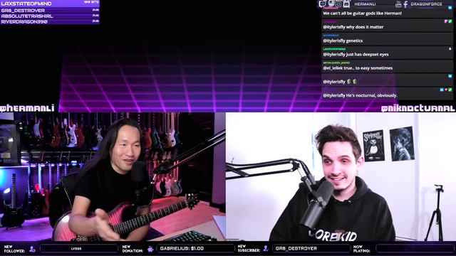Nik Nocturnal & Herman Li (DRAGONFORCE) Shred Collab смотреть онлайн