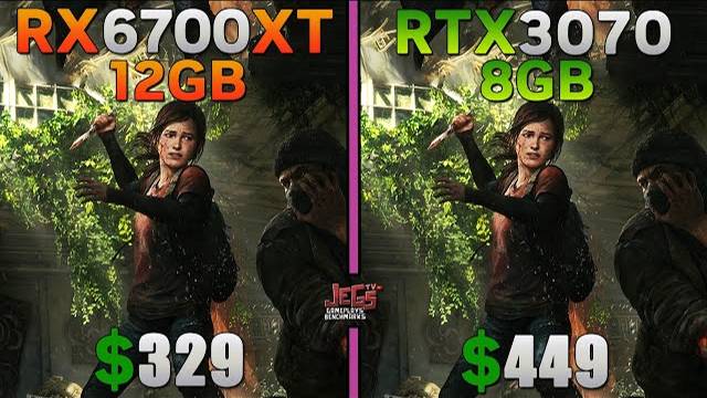 RX6700TX 12GB VS RTX3070 8GB