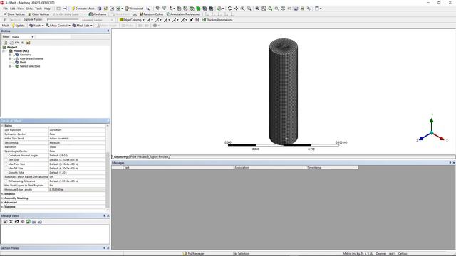 Mesh Quality Check- Orthogonal Mesh Quality - Ansys