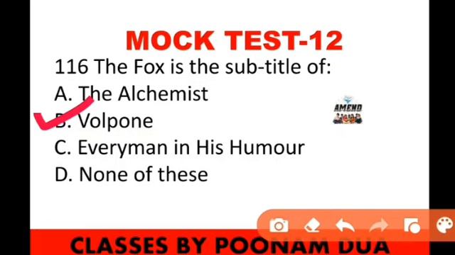 Mock Test-12 ENGLISH LITERATURE Series Expected Questions For Exams UGC NET TGT PGT