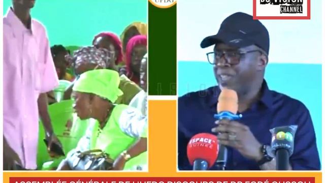 ASSEMBLÉE GÉNÉRALE DE L'UFDG DISCOURS DE DR FODÉ OUSSOU смотреть онлайн