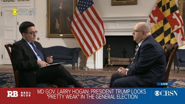 Maryland Gov. Larry Hogan Says Trump Looks 