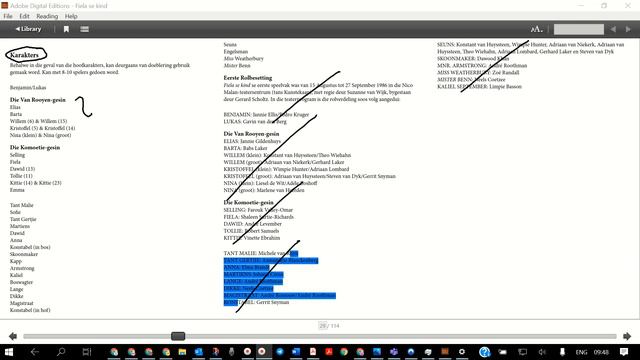 Eksposisie- Karakterlys