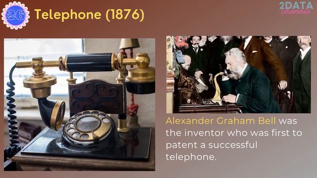 Top 50 Inventions That Changed The World | Greatest Inventions of All Time | 2DATA Channel