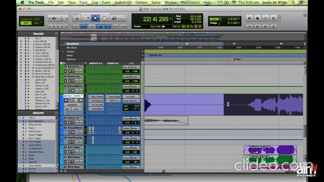 06. PRO TOOLS - основы редактирования в PRO TOOLS, видеоинструкция смотреть онлайн