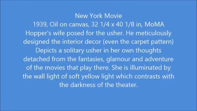 Edward Hopper video смотреть онлайн
