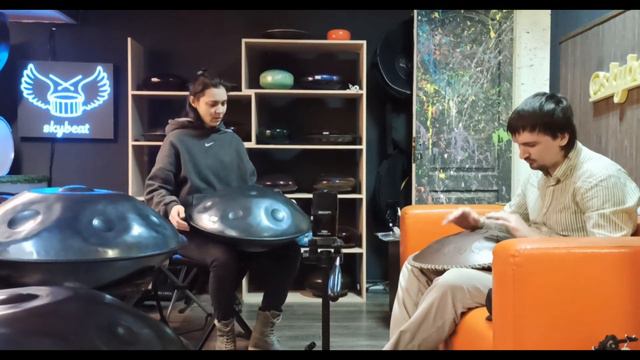 Handpan & tonguedrum music|Музыка хэндпана и Каа тона| NataliKo & Dechmusic-Raindance смотреть онлайн
