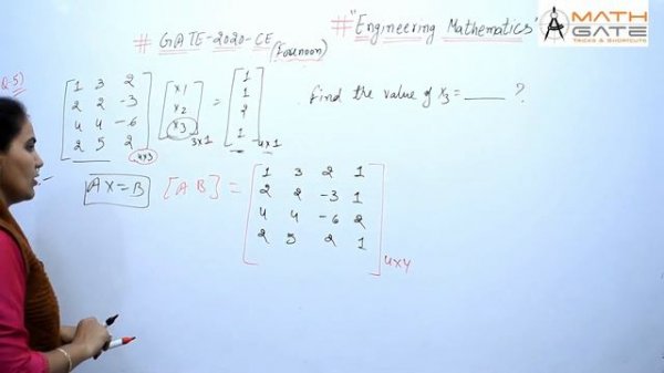 GATE 2020 EXAM SOLUTION I Engineering Mathematics I CE - 2020 I Civil l Engg. I Part - 1