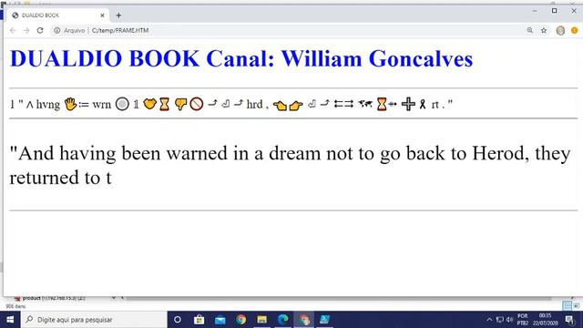Livro de Mateus capitulo 2 EMOJI VOICE DUALDIO ENGLISH смотреть онлайн