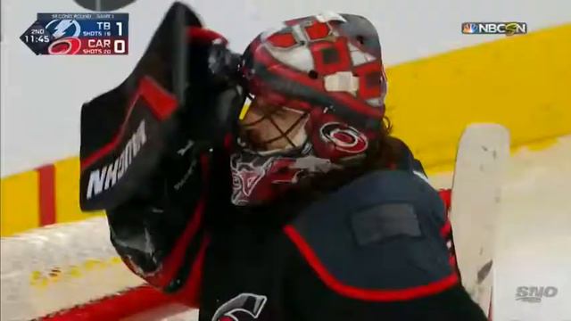 Nikita Kucherov Assists On Brayden Point's Goal Vs Hurricanes In Game 1 (2021)