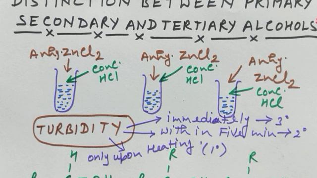 LUCAS & VICTOR MEYER TEST | DISTINCTION BETWEEN PRIMARY SECONDARY & TERTIARY ALCOHOLS BY PANKAJ SIR смотреть онлайн