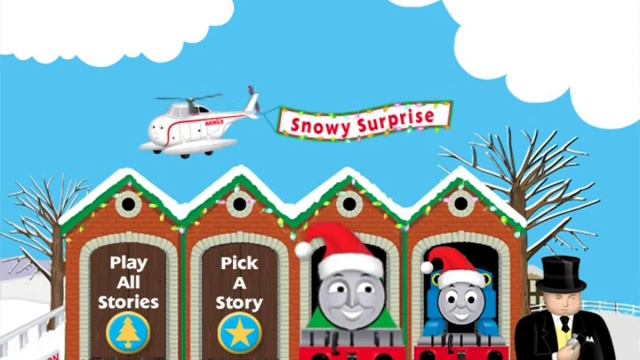 Percy, James, Henry, and Thomas' voices on the Snowy Surprise DVD смотреть онлайн