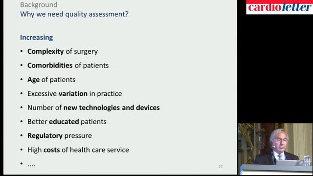 Friedrich-Wilhelm Mohr, Leipzig: Innovation In Cardiac Surgery & The Need For Quality Assessment