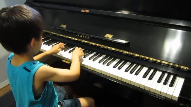 Alex (5) Plays Piano RCM Grade 3 Tarantelle By Marsden
