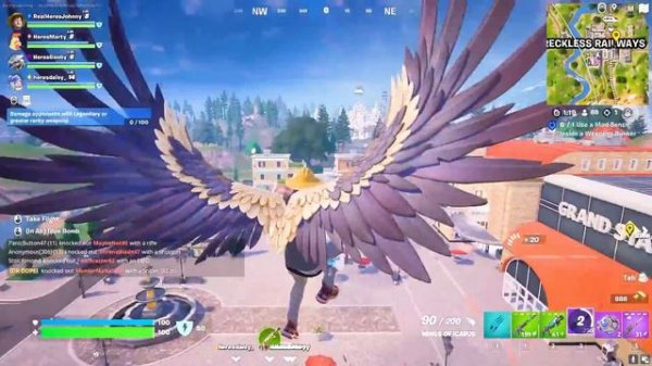 The RANDOM GODS BOSS Challenge in Fortnite!