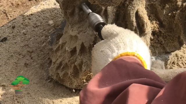 Process of making rock for rock planting by Masahiko Kimura. смотреть онлайн