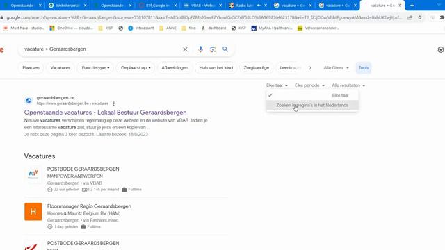 1 Filmpje Google Tools