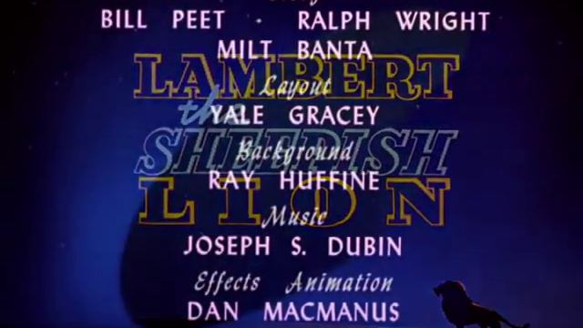 "Lambert the Sheepish Lion" - with RKO logo смотреть онлайн