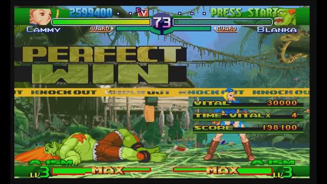 Street Fighter Alpha 3 (PSX) - Longplay As Cammy
