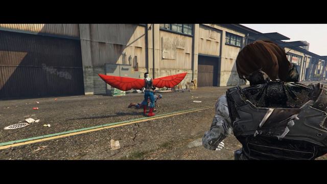 Falcon and the Winter Solider Vs. John Walker in GTA 5!!!(Alternate Ending) смотреть онлайн