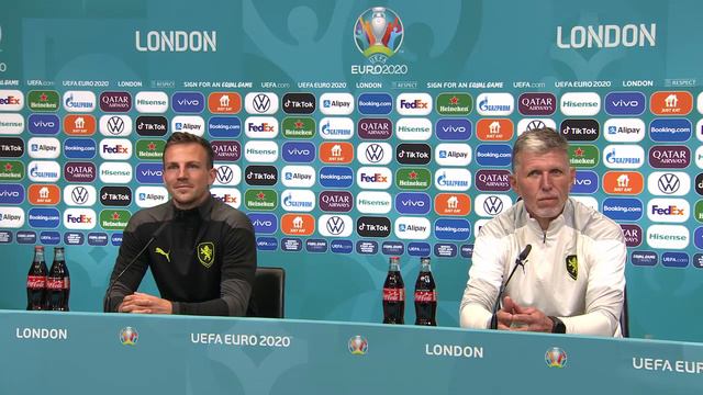 Vladimír Darida, Jaroslav Šilhavý - Croatia v Scotland - Pre-Match Press Conference - Euro 2020 смотреть онлайн