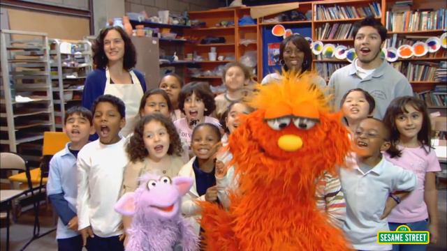 Sesame Street: Art School | Murray Had A Little Lamb